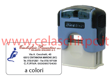 Aut. con timbro a colori